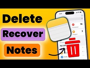 How to Delete iPhone Notes and Recover Deleted Notes on iPhone or iPad? Restore Deleted Apple Notes