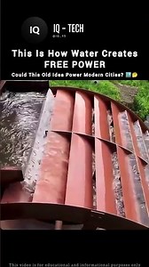 The Genius Water Wheel That Makes Free Electricity 🌊⚡
