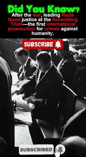 The First Trial for Crimes Against Humanity — Nuremberg Explained #NurembergTrials #WW2 #WorldWar2