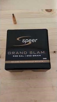 Reloading Review - Speer Bullets