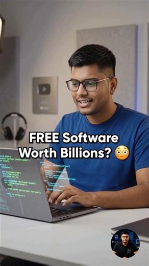 FREE Software Worth Billions? 🤯 What Is Open Source? 🌍 #viral #education #programming #aitools