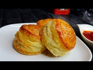 Chicken Patties (چکن پیٹیز) Chicken Puff Pastry Recipe