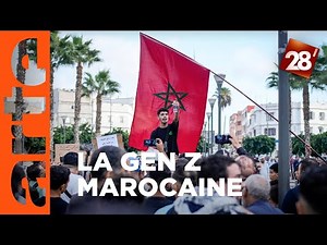 La Gen Z marocaine : de l’écran à la rue | 28 minutes | ARTE