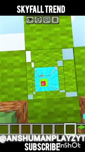 Minecraft Skyfall Trend 🤯😜 #shorts #minecraft #minecraftshorts