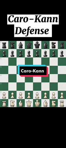 Caro-Kann Defense #chess #chesstok #chesstiktok #chesstrap #carokann #carokanndefence #carokanndefense