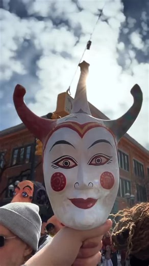 A fool’s parade 🤡 Festifools 2025, Ypsilanti MI (of course we had to bring Jacques) “Seven: The Mystery of Jacques” is NOW STREAMING on PARAFlixx! 👻 #jester #clown #fool #parade #ypsilanti | Crossroads Of Curiosities, LLC