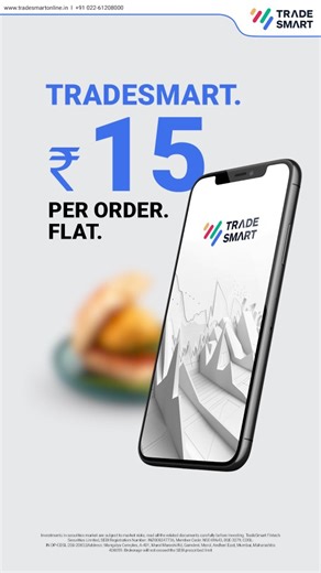 What can ₹15 get you? A vada pav that’s gone in 5 minutes or a trade that builds your tomorrow? with TradeSmart, every trade costs just ₹15. Flat. No surprises. Start trading smart today. (TradeSmart) (₹15) (15kafunda) (Investment) (Stockmarket) | TradeSmart