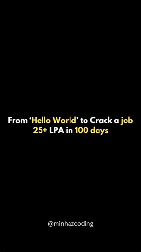 Minhaz | Full Stack Developer on Instagram: "💻 The Ultimate 100-Day Developer Roadmap is Here! No confusion. No random tutorials. Just a clear step-by-step plan to become a Full Stack Developer & crack 25 LPA offers 💸 📘 What’s Inside the Roadmap PDF: ✅ 10 Phases (100 Days Plan) ✅ Frontend + Backend (MERN) ✅ DSA + Interview Prep ✅ Portfolio & Freelancing Guide ✅ Daily Routine + Tools + Resources ✅ Projects: Weather App, E-Commerce, Chat App, AI App & More! ✅ Bonus: Career Branding + Resume + C