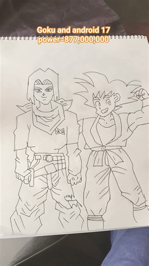 goku and android 17 vs broly