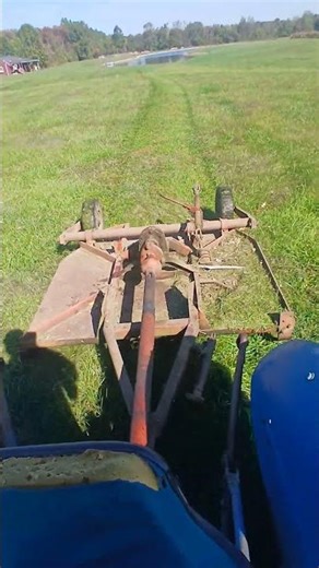 Ford 2000 Tractor mowing with 7 foot bush hog. #farming #tractor #ford #automobile #mowing