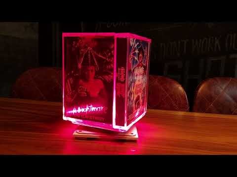 A Nightmare on Elm St. Cassette lamp, music box, pen holder
