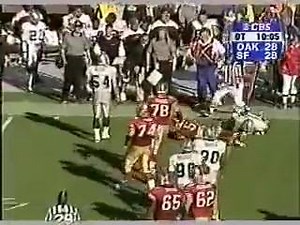 The Oakland Raiders at The San Francisco 49ers 2000 Week 6 | Raiderism Video