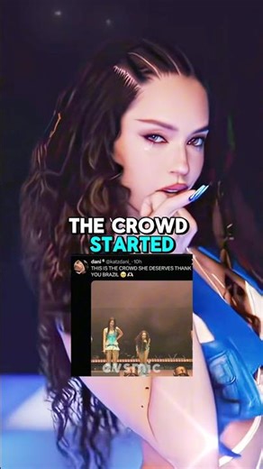 THE CROWD CHEERING FOR DANI🥹 #katseye #eyekon #gnarly #trending #dreamacademy #kpop #viral #manon