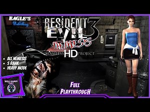 RESIDENT EVIL 3 NEMESIS | SEAMLESS HD | All Nemesis S Rank Heavy Mode | Full Playthrough