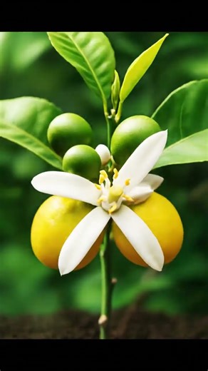 Lemon Life Cycle – Seed to Fresh Yellow Fruit Animation