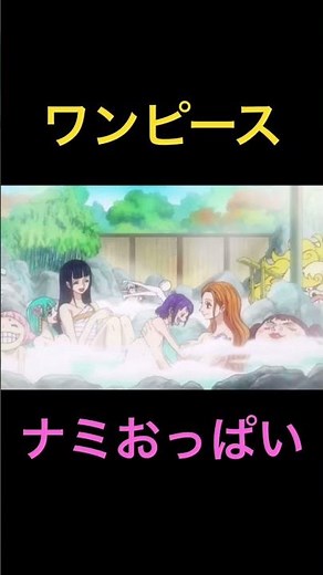 【ワンピース】ワノ国の風呂シーン#shorts #onepiece #ワンピース #ナミ