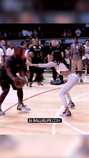 She got crossed out the screen. 💀💀 | Ballislife