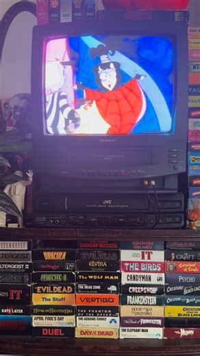 🕷Devri🕷️ on Instagram: "Let’s watch ‘Beetlejuice’ (the animated series) on VHS. This show premiered on September 9, 1989. I spent a lot of time watching this as a kiddo. I loved Jacques LaLean, the French skeleton body builder."