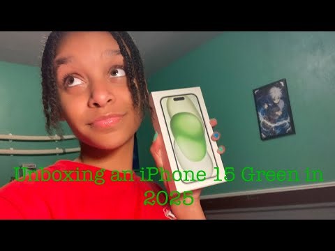 Unboxing an iPhone 15 in 2025