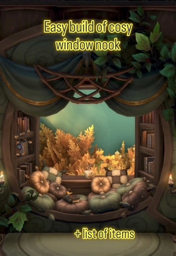 Must have items for this build are neighborhood items only. List of the items and paints used are at the end of the video. To create weather effects outside the window I used tutorial from YouTube channel “Eden builds houses”. @World of Warcraft #wowhousing #wowhousingideas #wowhousinginspo #worldofwarcraft #wowhousedesign