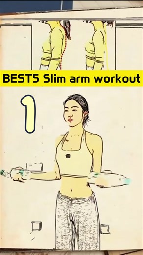 Slim arm workout for woman #slimarms #armworkout