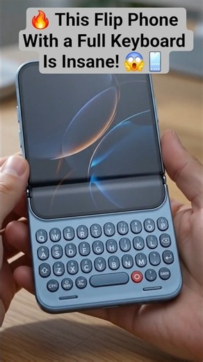 🔥 This Flip Phone With a Full Keyboard Is Insane! 😱📱#shortvideo #keyboard