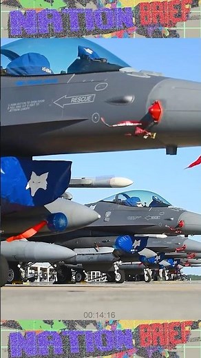 U.S. Air National Guard load munitions onto F-16 Fighting Falcon