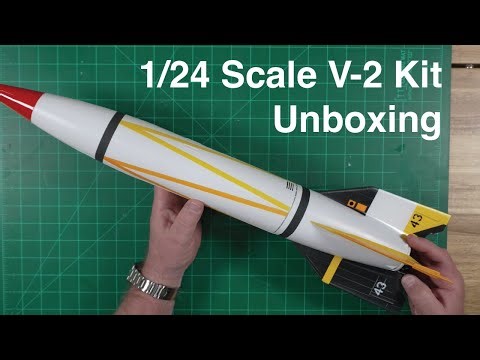 Unboxing the 1/24 Scale V-2 Kit from Spacemonkey Models