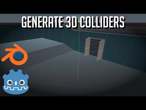 2 Ways to Generate Automatic Mesh Colliders | Godot Game Dev Tutorial