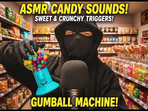 ASMR Gumball Machine Unboxing & Satisfying Gumball Sounds 🍬💭