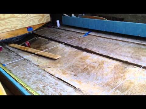 How to measure and cut stringers for a boat hull