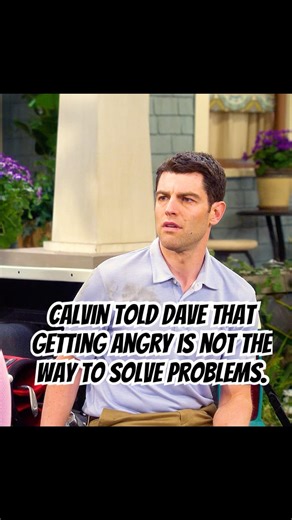 Calvin told Dave that getting angry is not the way to solve problems. #funny #comedy #foryou #series