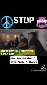 4.7K views · 447 reactions | NO MORE WAR ! War Ina Babylon / Give Peace A Chance ❤️ Original songs written by MAX ROMEO & John Lennon ✌ | The Hague Reggae All Stars | Facebook