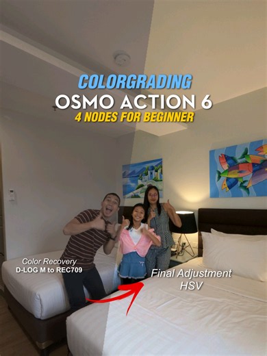 Osmo Action 6 color grading for beginners