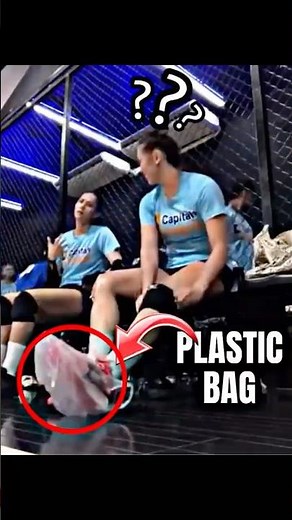 ✅ How to put on a knee pad without taking off your sneakers 😱 #volleyball #volleyballworld