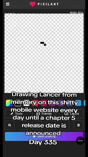 We've got hope #pixilart #drawingfrommemory #lancer #deltarunechapter5 #deltarune