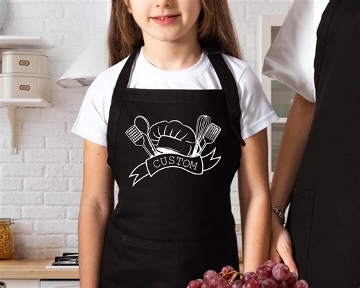 Personalized Cooking Apron - Adjustable, Kid and Adult Sizes - Etsy