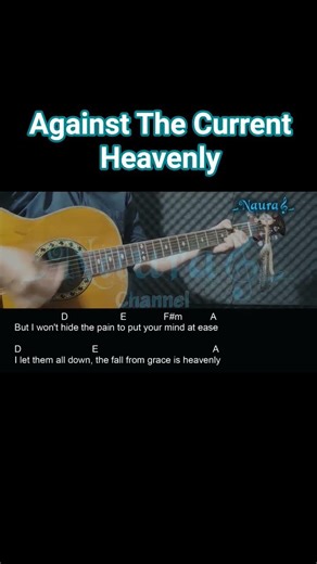 Against The Current - Heavenly Guitar Chords Lyrics #shorts
