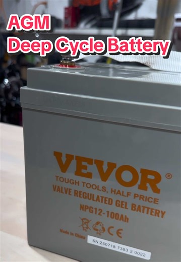 Reliable AGM Deep Cycle Battery for Solar and RV Systems