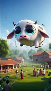 A big cow eats grandmother all foods #ai#grandmother #aianimation
