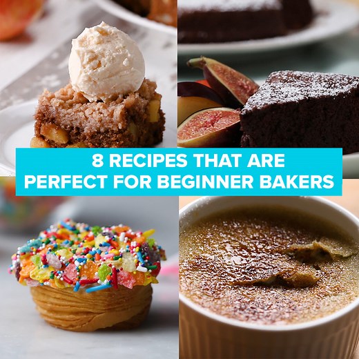 30K views · 557 reactions | 8 Recipes That Are Perfect For Beginner Bakers  | Tasty UK | Facebook