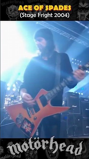 Motorhead - Ace of Spades (Stage Fright 2004) #motorhead #rocknroll #lemmy #heavymetal