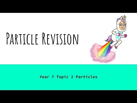 Year 7 Particles revision