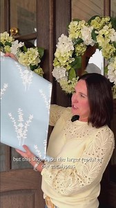 Blue & White Botanical Wallpaper | Eucalyptus Wallpaper