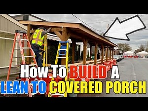 How To Build An Outdoor Covered Patio For Additional Seating Area At A Restaurant Step by Step DIY