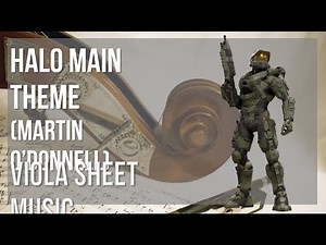 Viola Sheet Music: How to play Halo Main Theme by Martin O'Donnell
