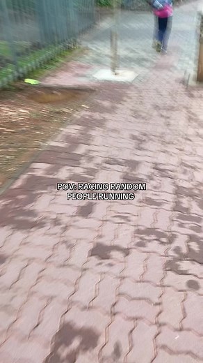 Racing Random People: A Fun Running Challenge