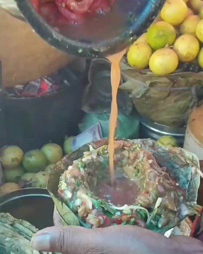 Unique Indian Dish Preparation with Fresh Ingredients