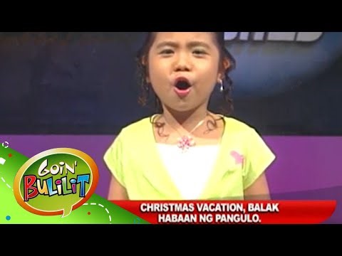 Goin' Bulilit Classics: Christmas vacation, balak habaan ng pangulo! | Jeepney TV