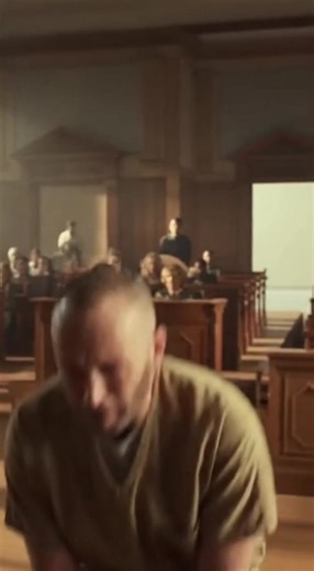 “Before you send me away… let me see the only soul who ever saved me.” That one sentence turned the courtroom into stone. A convicted robber in chains—broad shoulders, tattoos, a man feared for years—suddenly looked nothing like a criminal. He looked like a child asking for something he wasn’t sure he deserved. All he wanted… was to see a dog. A dog he rescued eight years ago. Drivers in the gallery leaned forward. The judge froze with her pen mid-air. Even the prosecutor looked confused. Ethan’